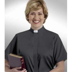 Clerical Shirt-Women-Short...