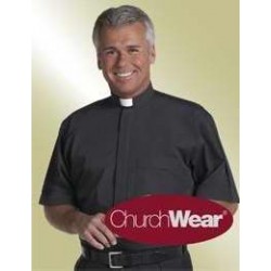 Clerical Shirt-Short Sleeve...