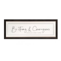 Framed Art-Be Strong And...