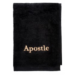 Towel-Apostle-Black w/Gold...