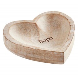 Wooden Heart Tray-Hope (6 x...