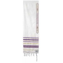 Prayer Shawl-Purple w/Bag...