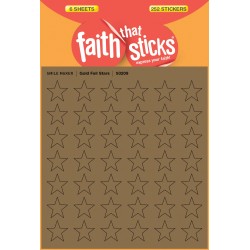 Sticker-Gold Foil Stars (6...