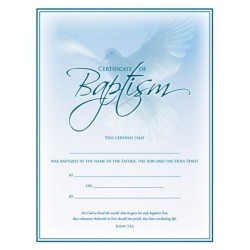 Certificate-Baptism/Blue...