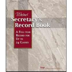 Secretary's Record Book...