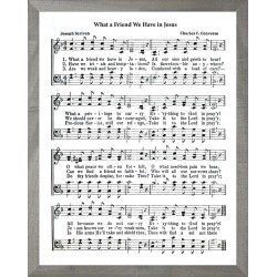 Framed Art-What A Friend We...