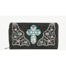 Wallet-Cut-Out Floral Stone...