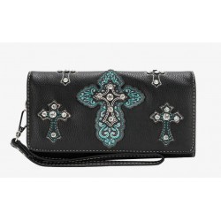 Wallet-Embroidered Multiple...