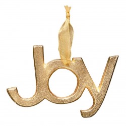 Ornament-Gold Joy (2" x 4.6")
