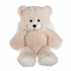 Plush-Angelic Bear-Tan (9")