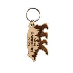 Lasered Keychain-Be Bold Be...