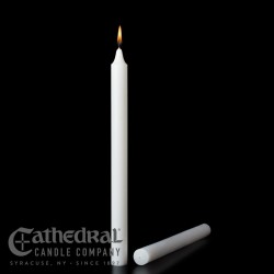 Altar Candle-White Short...