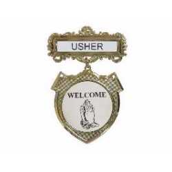 Badge-Usher-Welcome-(Prayin...