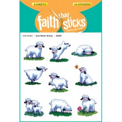 Sticker-God Made Sheep (6...
