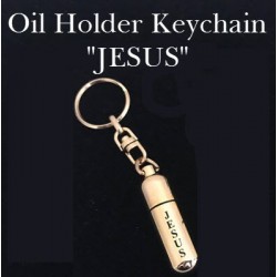 Gold-Tone Keychain Oil...